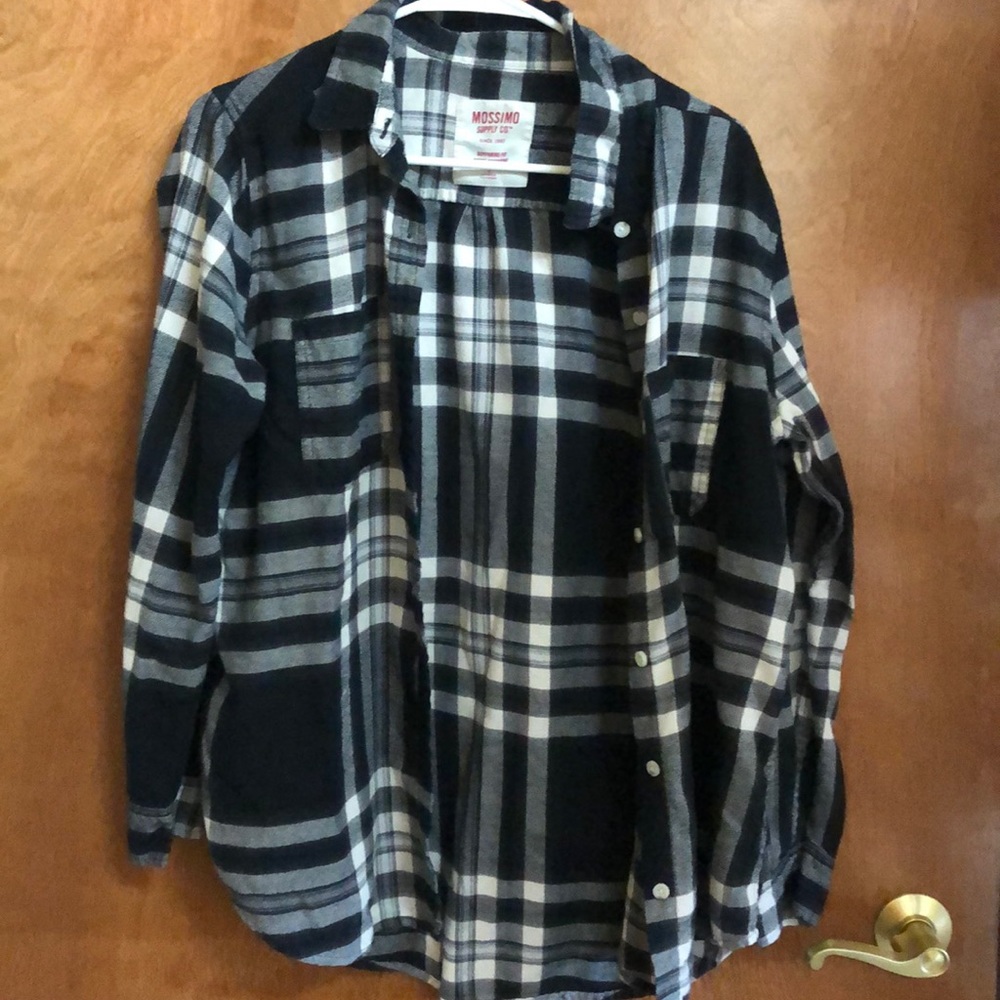 Black and white flannel